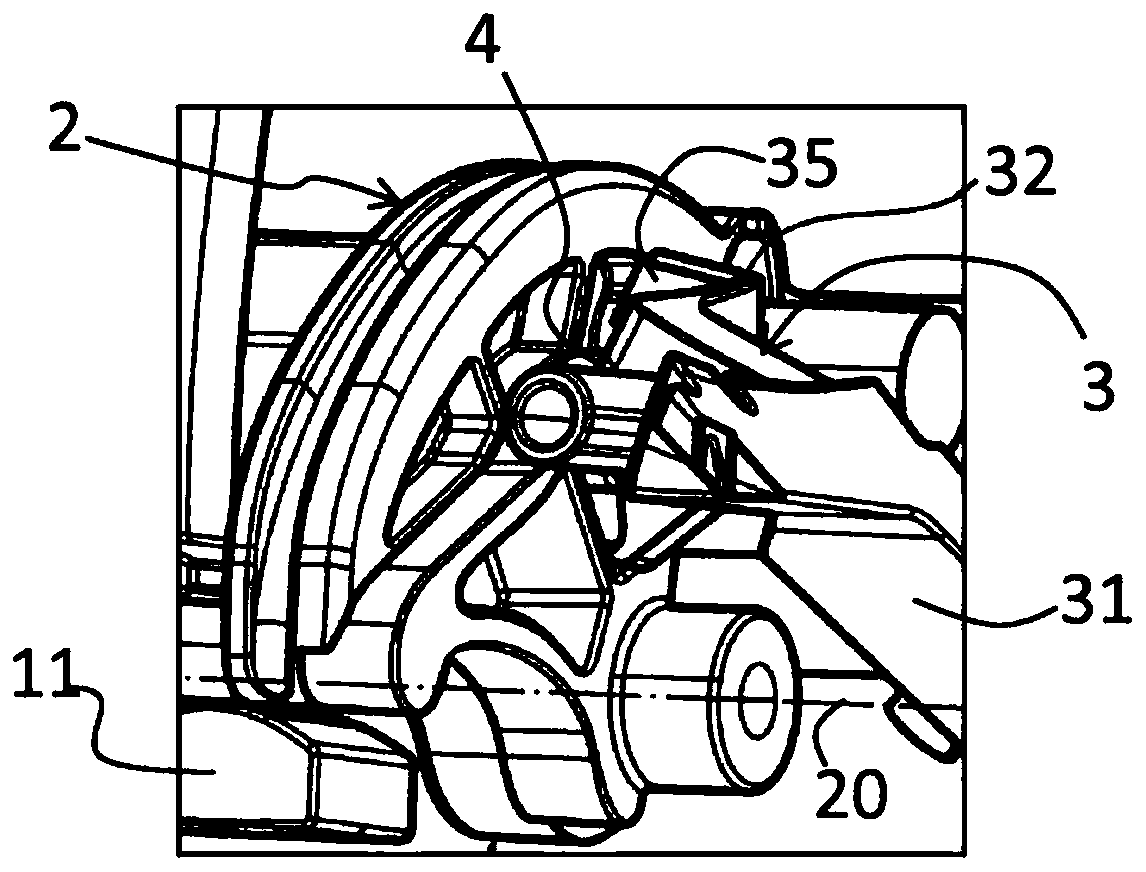 Safety device for door handles