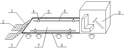 Flat carrier vehicle