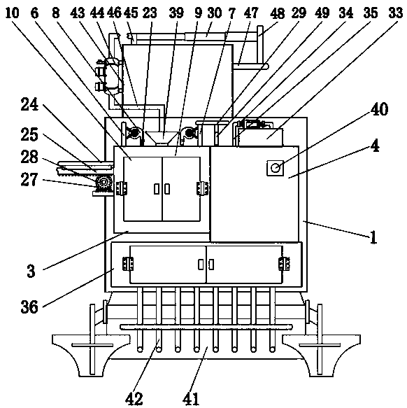 Transport manipulator and oilseed rape sower adopting same