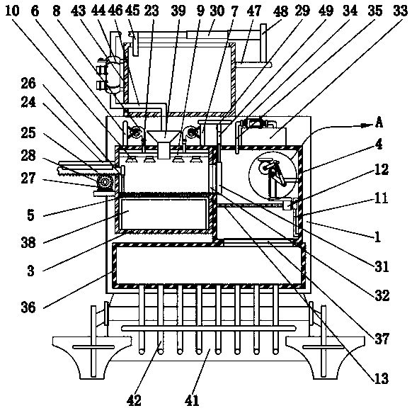 Transport manipulator and oilseed rape sower adopting same