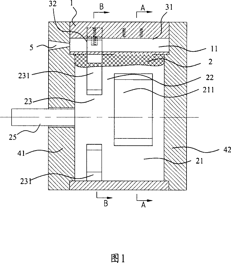 Different capacitance impeller-type internal combustion engine