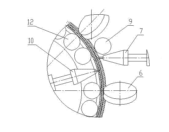 Large-caliber spiral welding steel plastic composite pressure pipe and manufacturing method thereof