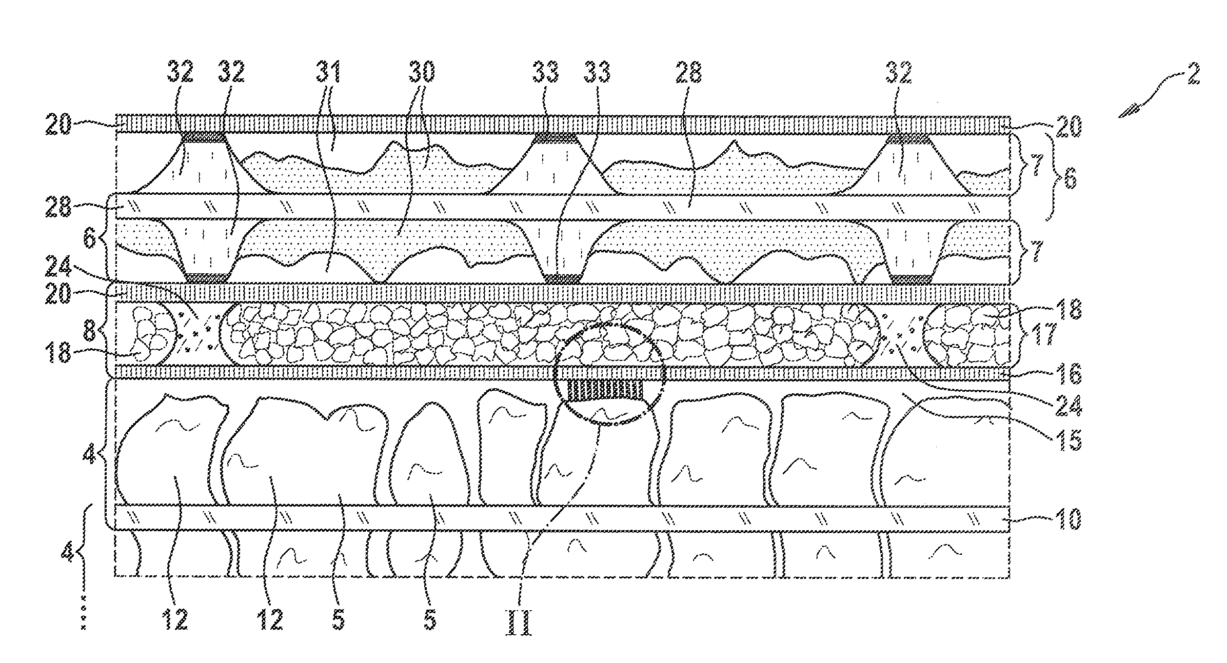 Separator and galvanic cell providing robust separation of anode and cathode