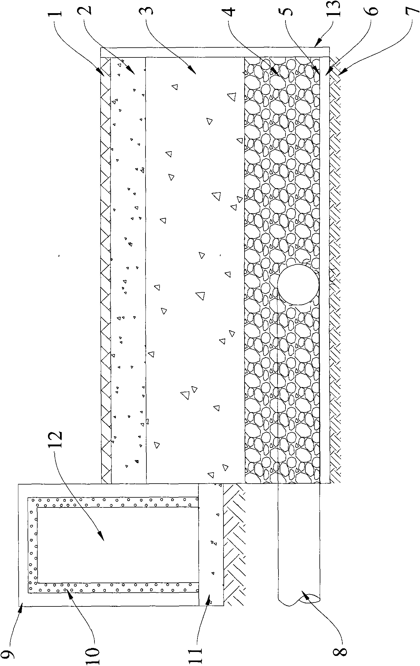 Road drainage system