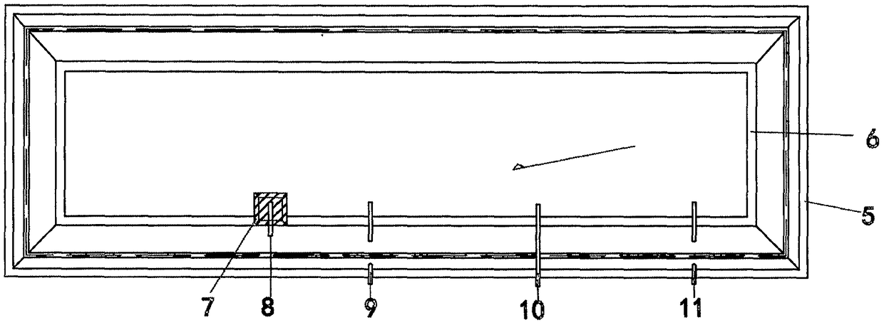 Agricultural water storage device structure for collapsible loess area