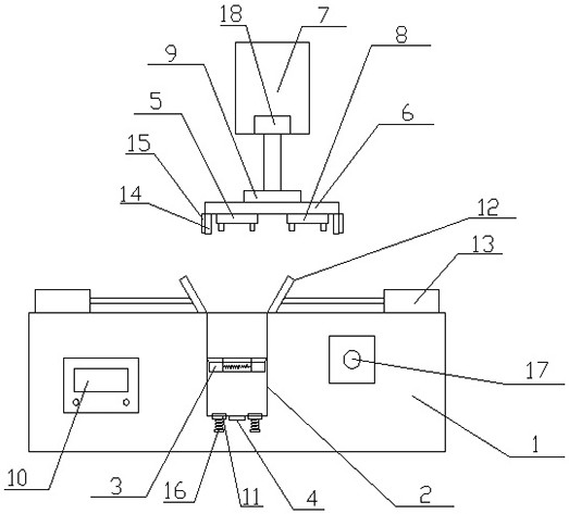 Electric vehicle storage battery charging and discharging life detection device