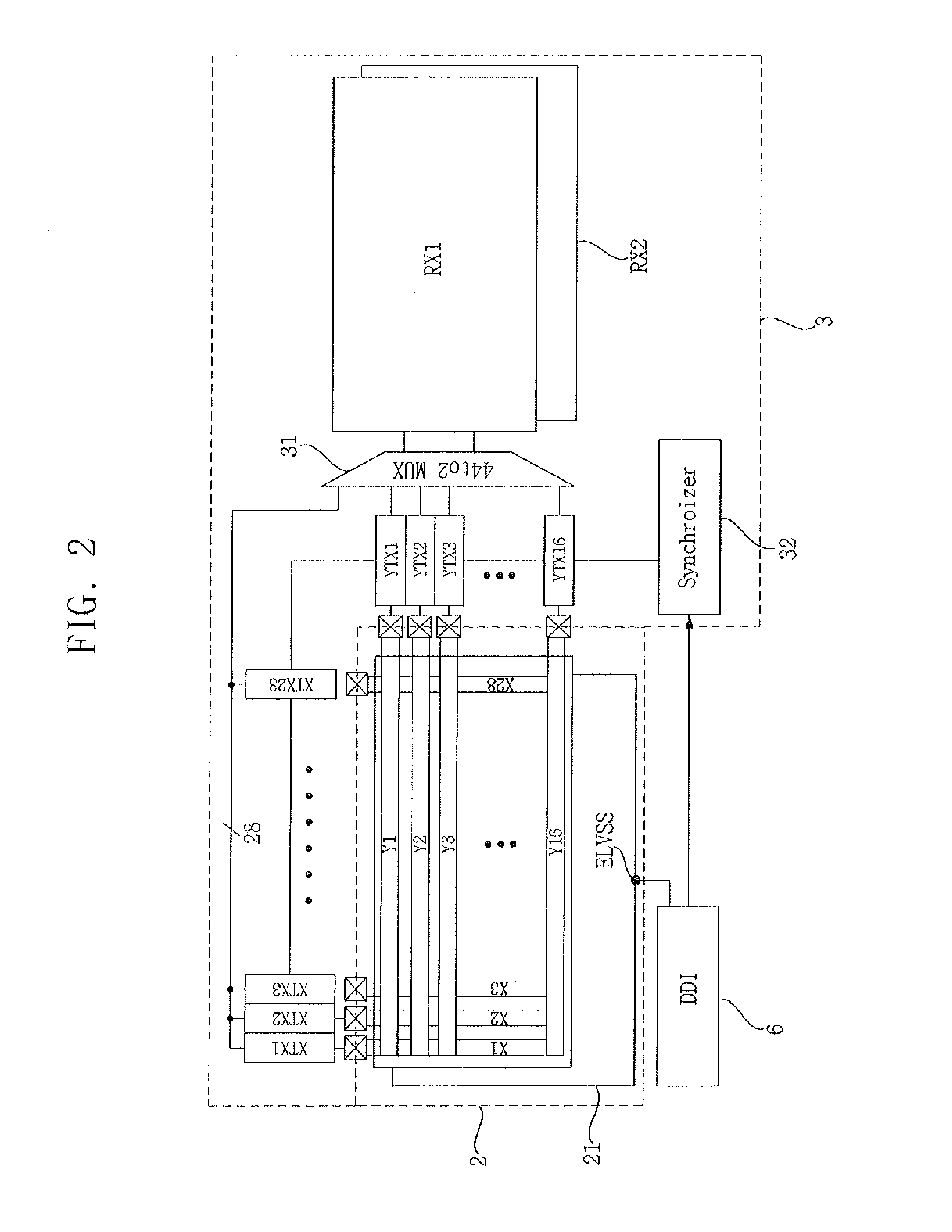 Touch analog front end and touch sensor controller having the same