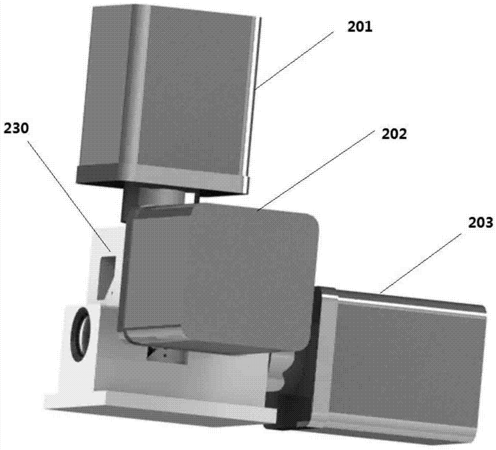 Three-color fluorescent microscopic imaging system