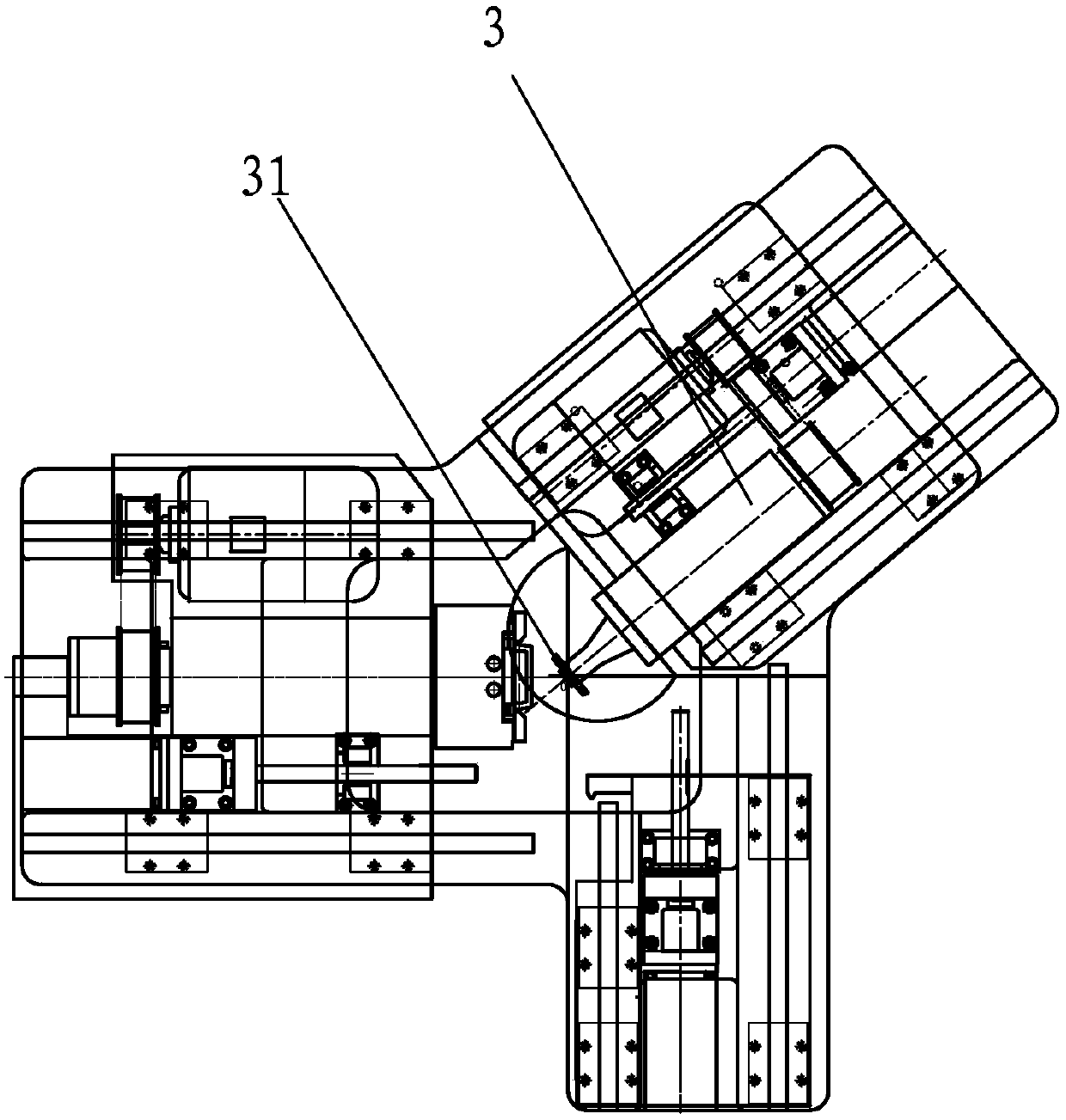 Method for machining inner spherical surface of bearing seat through movement forming