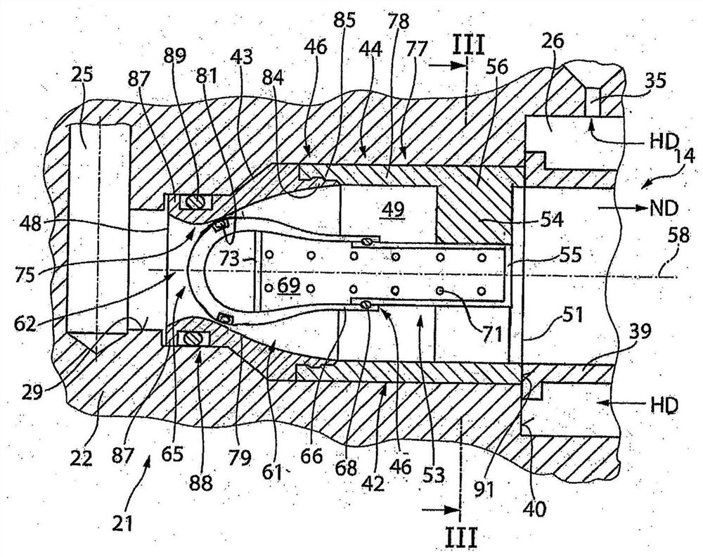 Non-return valve, in particular for a refrigeration or heat circuit