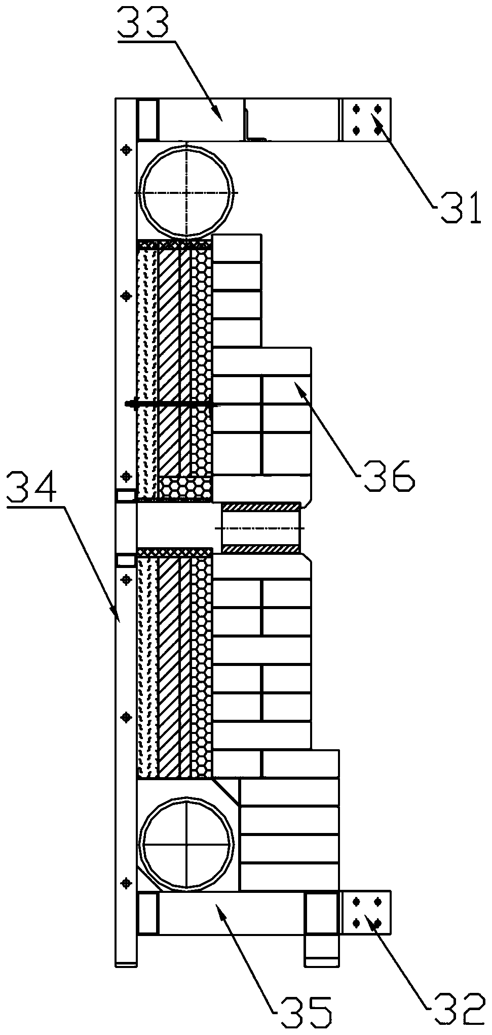 Detachable single kiln body of roller kiln