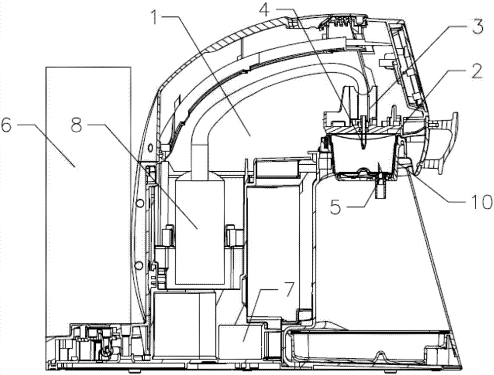 Method for preparing high-protein drink with capsule drink machine