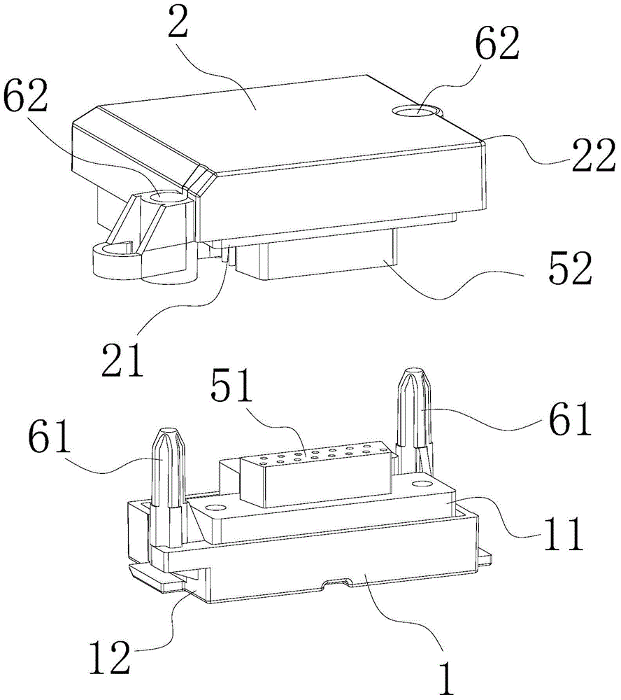 Circuit connecting assembly and intelligent closestool