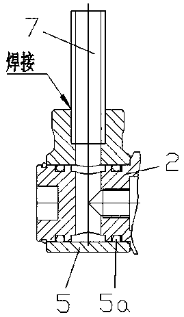 Die cooling water pipe connector