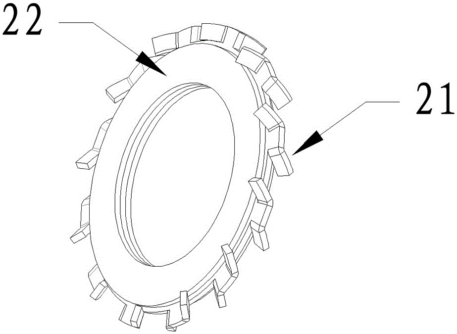 Thread quick-dismantling device applied to coupling water pump