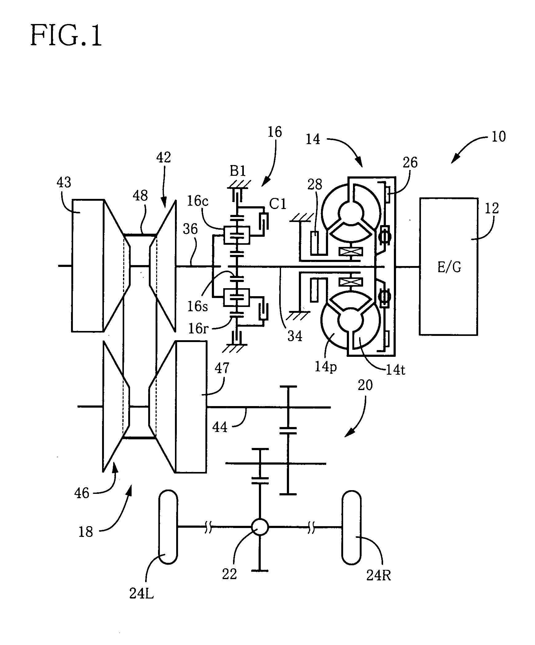 Hydraulic control system for vehicular power transmitting mechanism