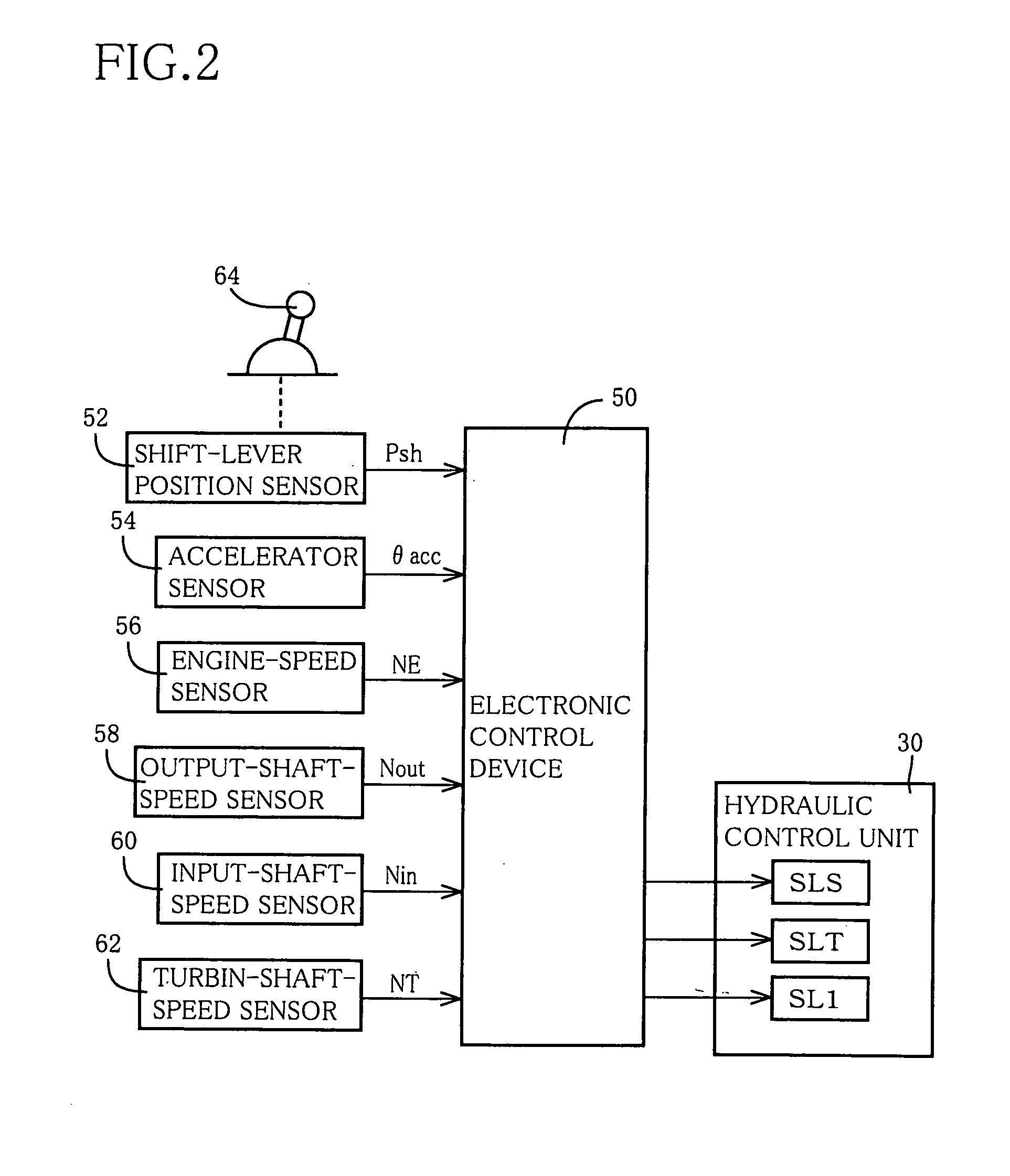 Hydraulic control system for vehicular power transmitting mechanism