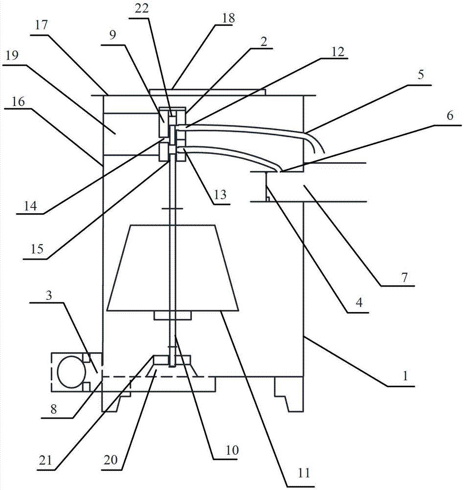 Automatic draining device of gas extraction system