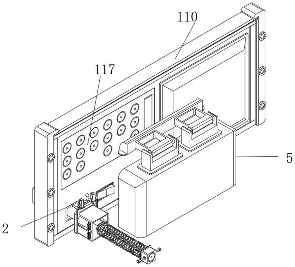 Voltage monitoring device with mistaken touch prevention function and scanning mode