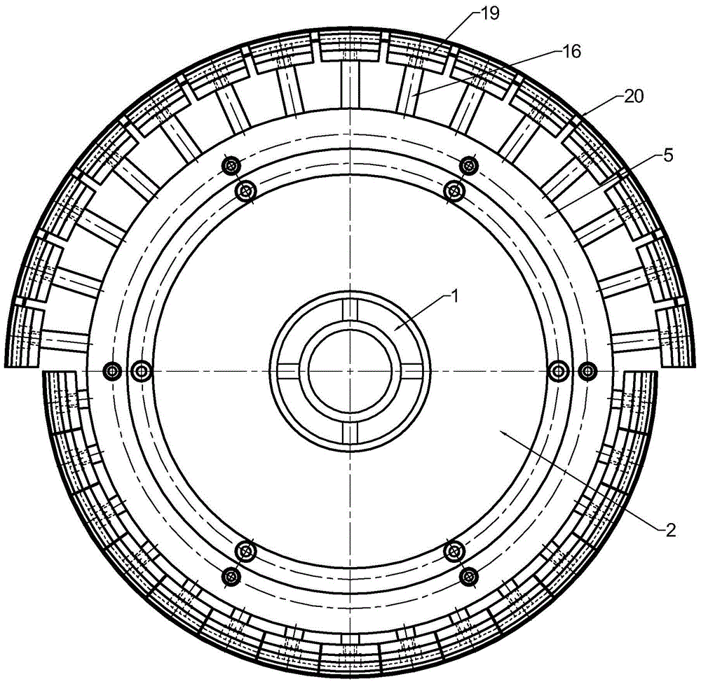 Twice method run flat tire one section forming and fitting drum