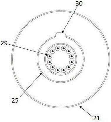 Measuring device for strain properties of materials under extreme conditions