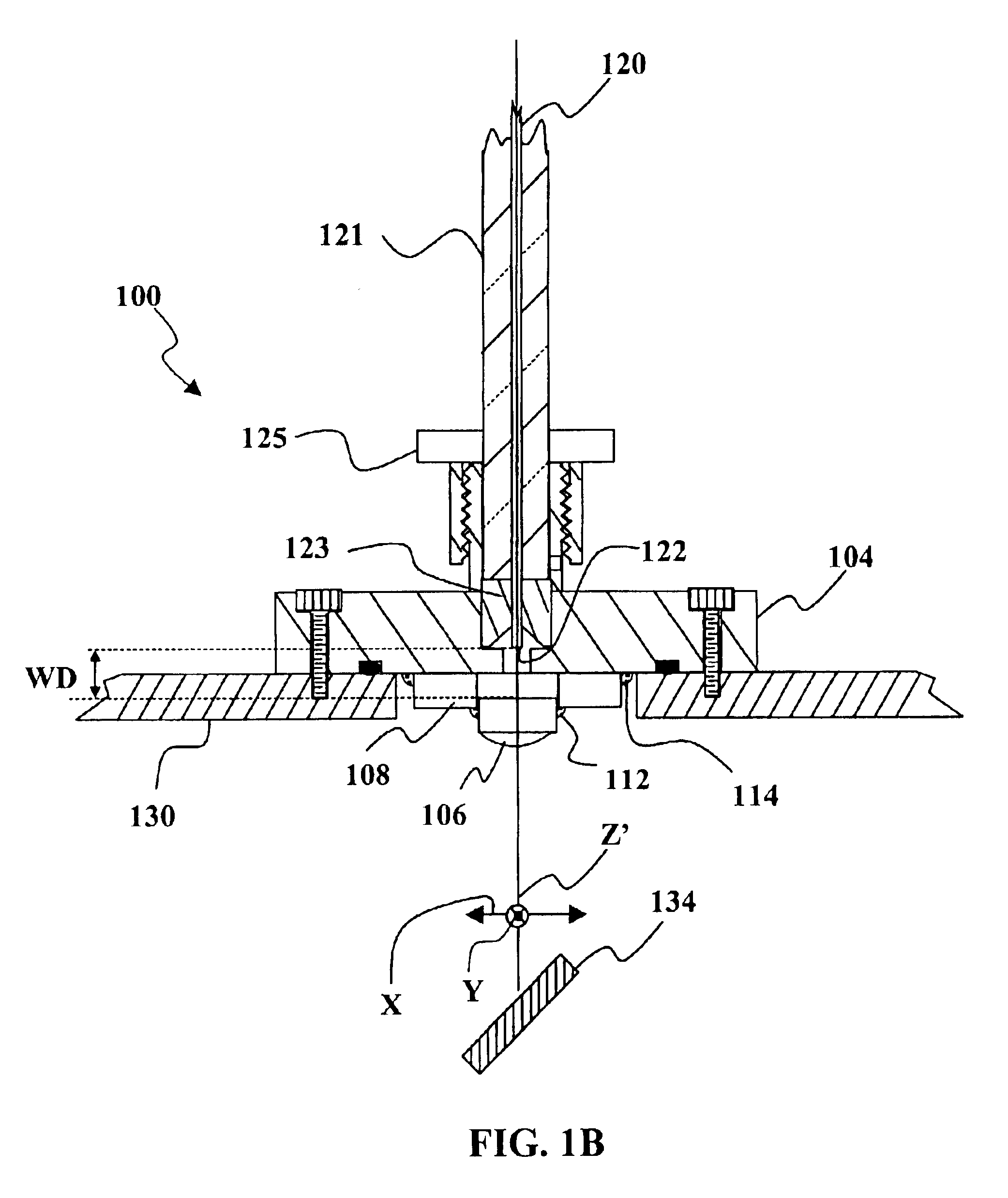 Aligning a lens with respect to an axis of beam propagation