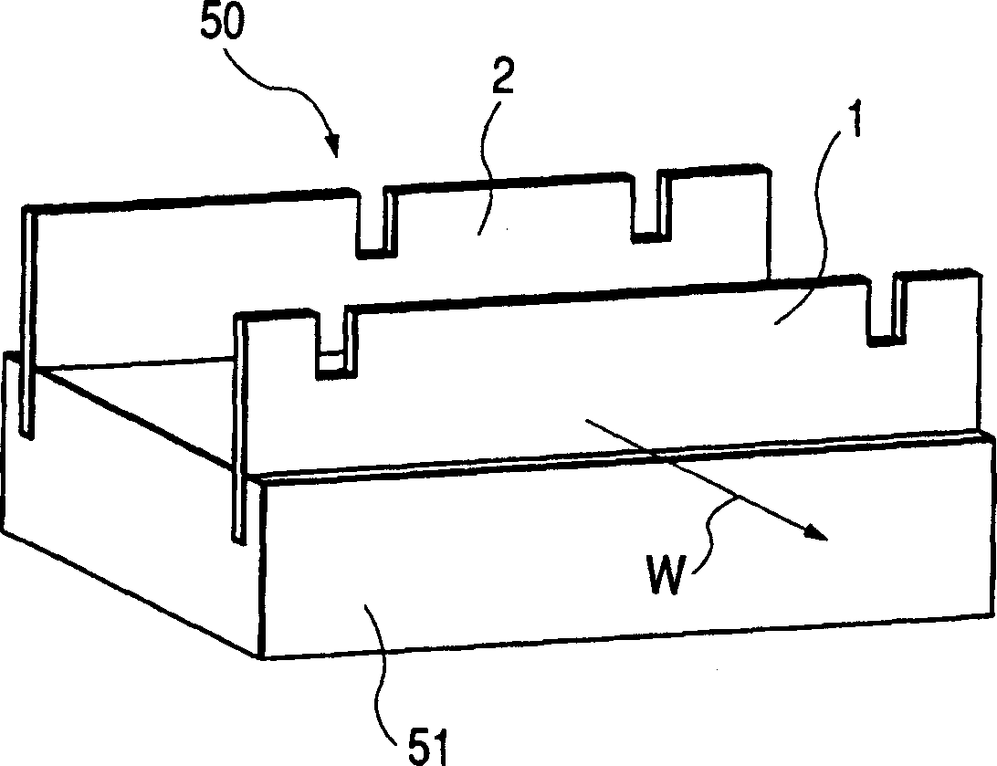 Ink-jet recording device and cleaning part of the same recording device