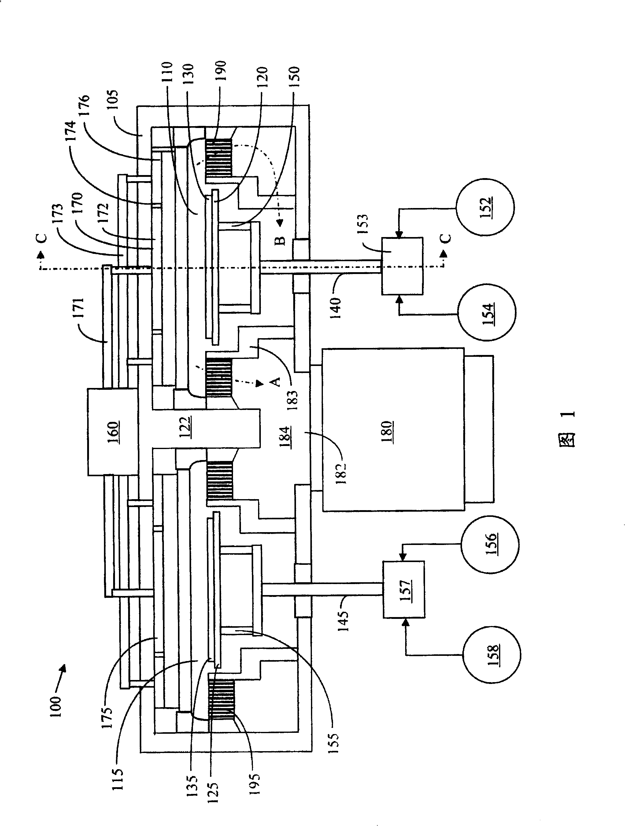 Decoupling reactive ion etching chamber containing multiple processing platforms