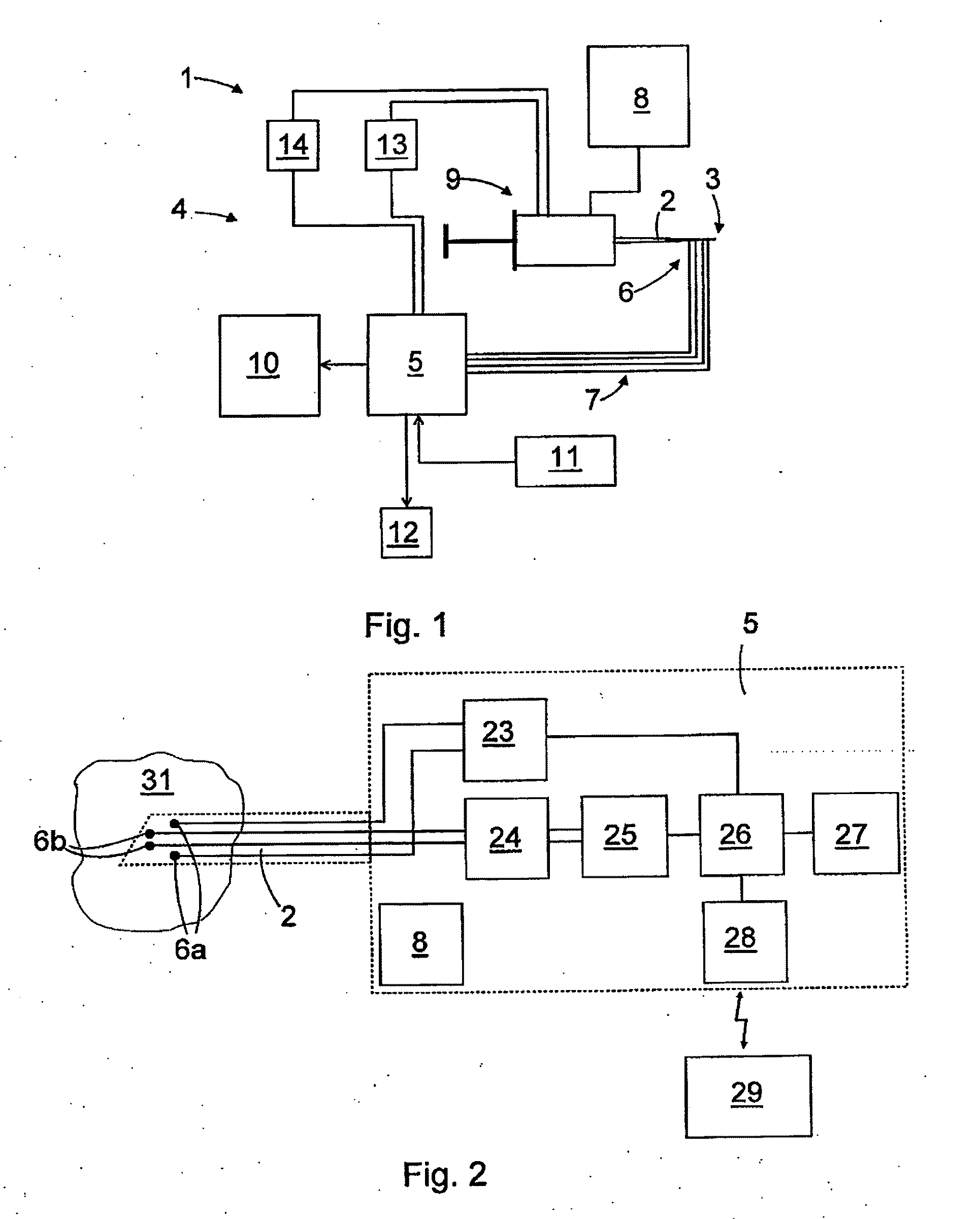 Determining the position of a needle