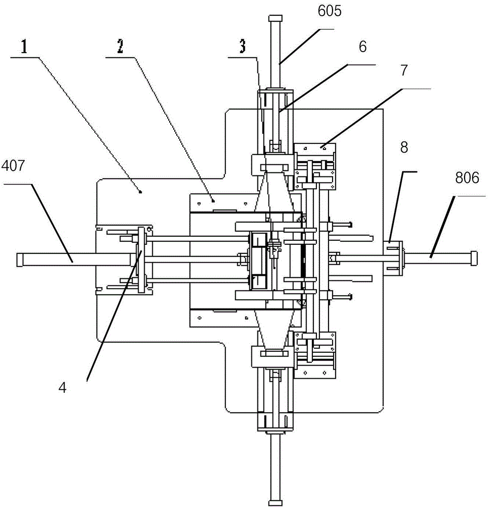 Welding fixture of vehicle rear composition device