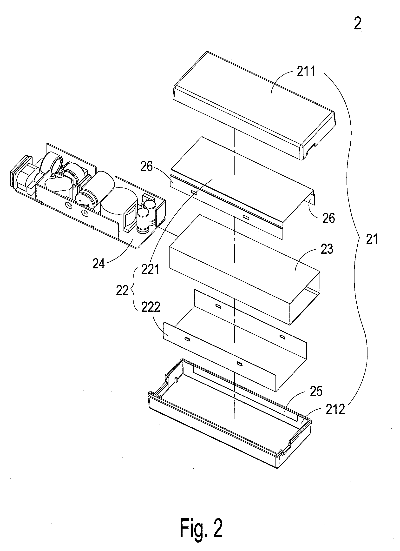 Electronic device with uniform heat-dissipation