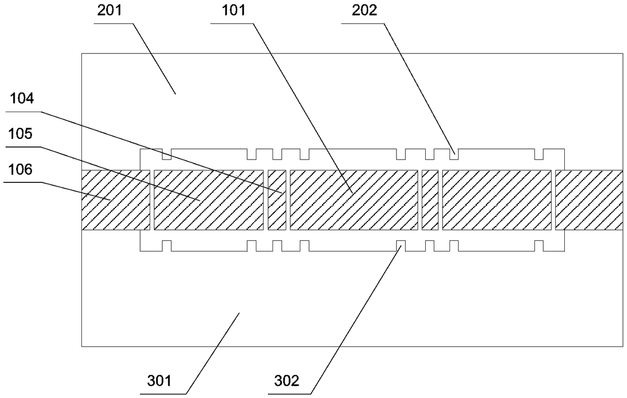 Anti-shock overload out-of-plane stop structure of micro-inertial silicon sensor