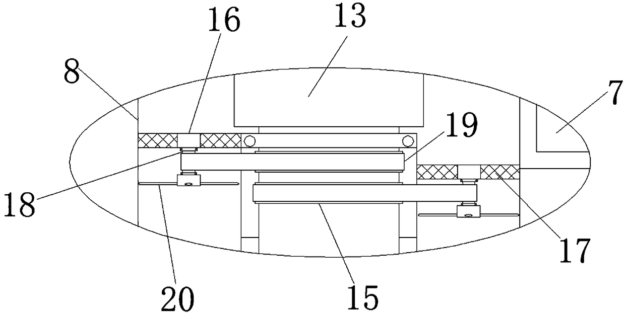 Hardware polishing machine capable of preventing eye injury