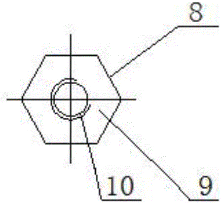 Fastening support rod