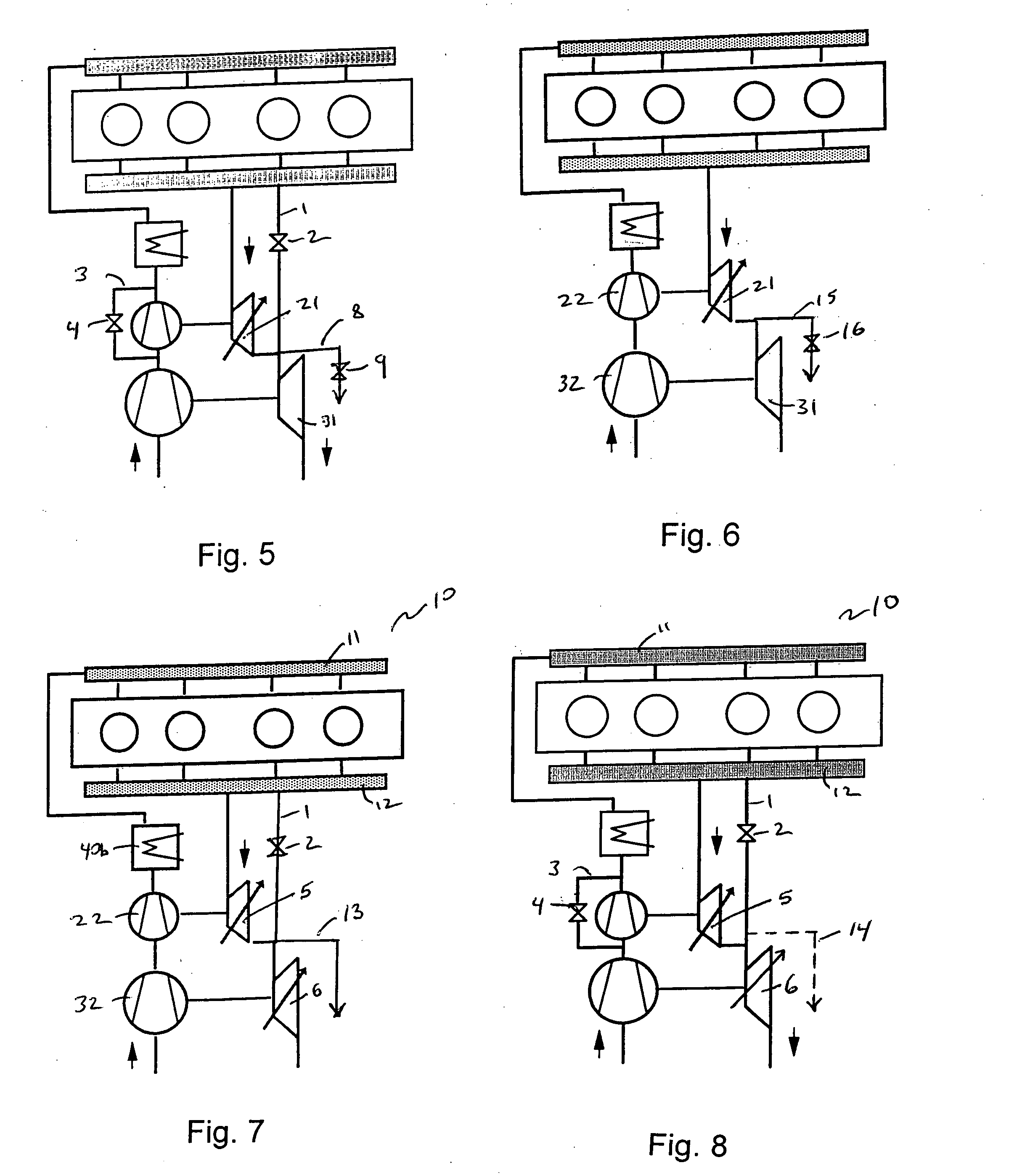 Multi-stage turbocharging system utilizing VTG turbine stage(s)