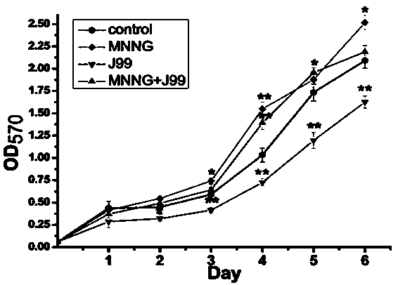 Method for inducing cell malignant transformation culture model