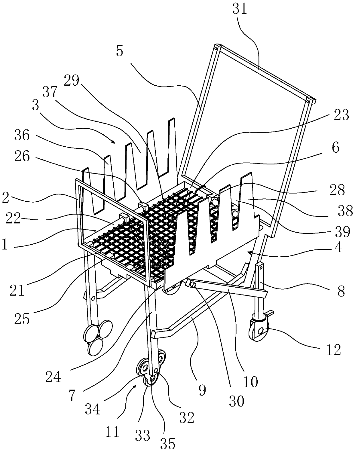 A foldable commodity carrier