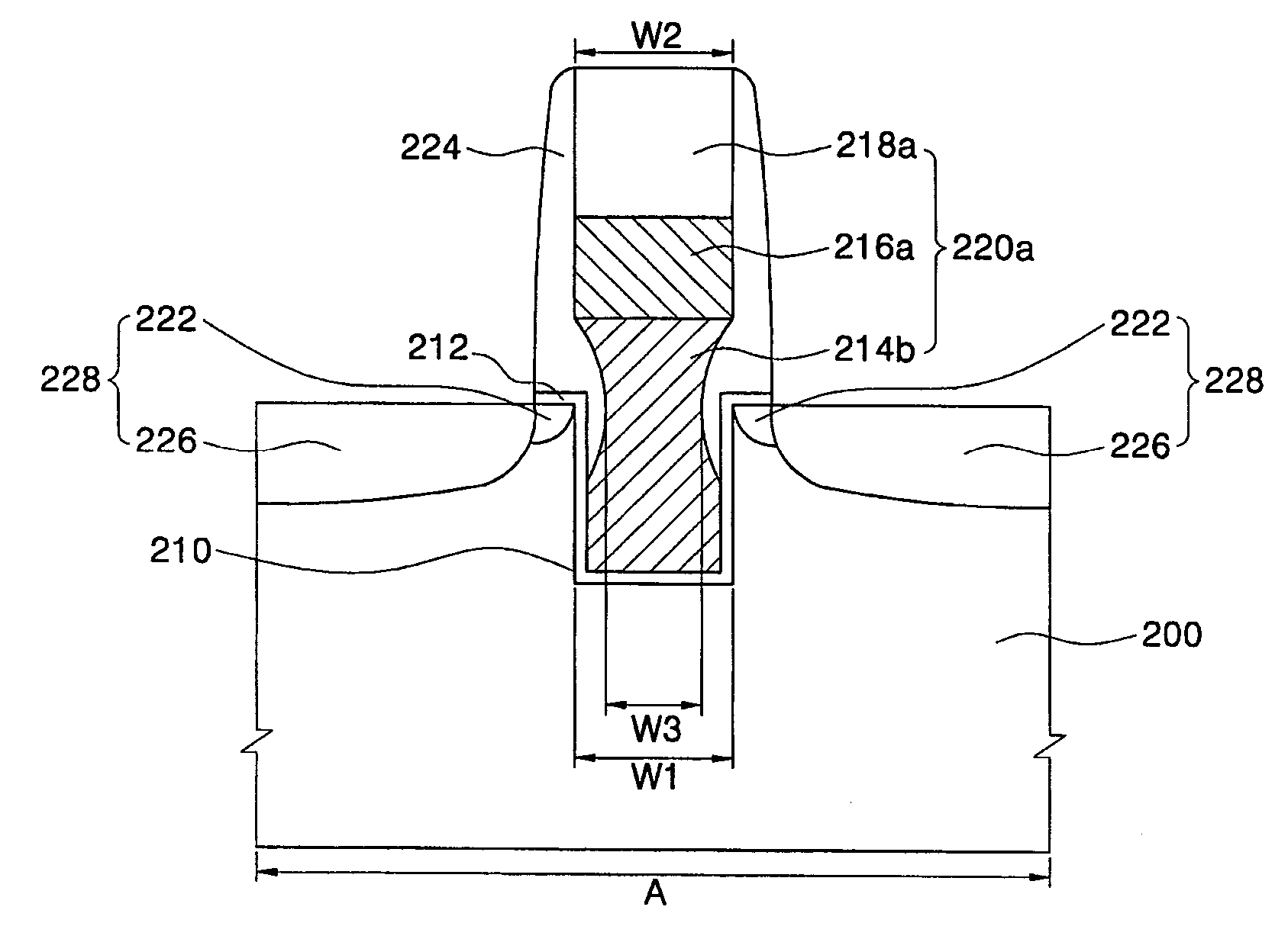 MOS transistor having a recessed gate electrode and fabrication method thereof