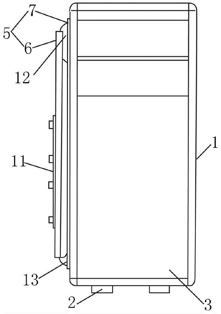 Dustproof noise reduction case used for desktop