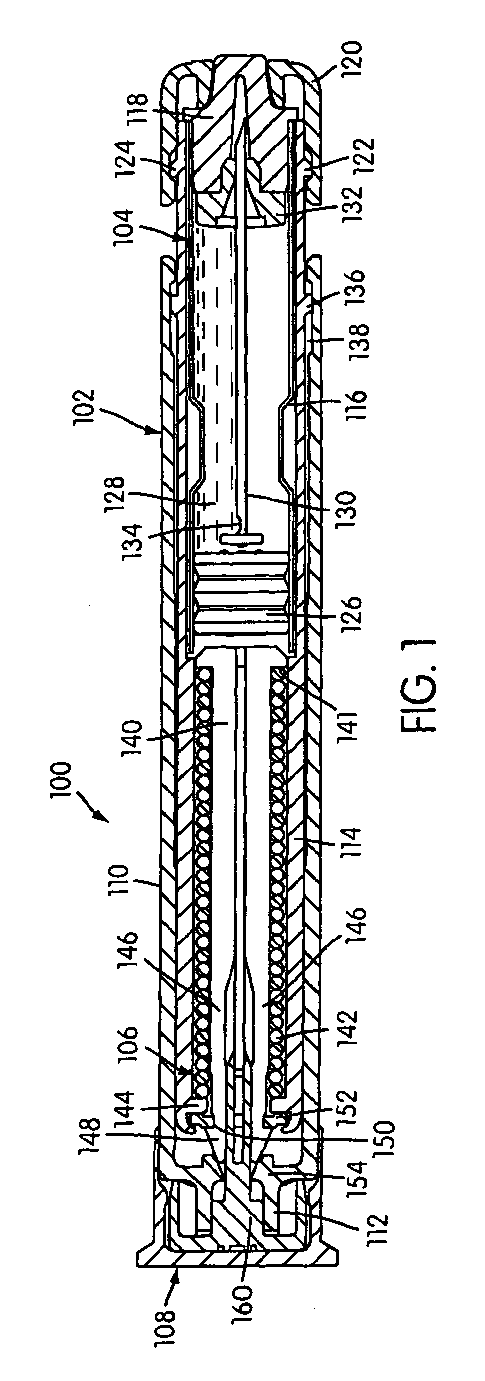 Automatic injector with anti-coring needle