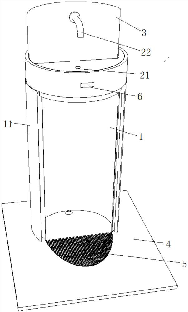 Closed urinal