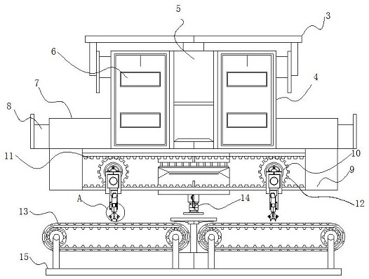 Automatic pressing equipment with anti-deviation structure for machining of electronic parts and components