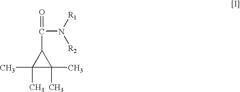 Amide derivatives of 2,2,3,3-tetramethylcyclopropane carboxylic acid