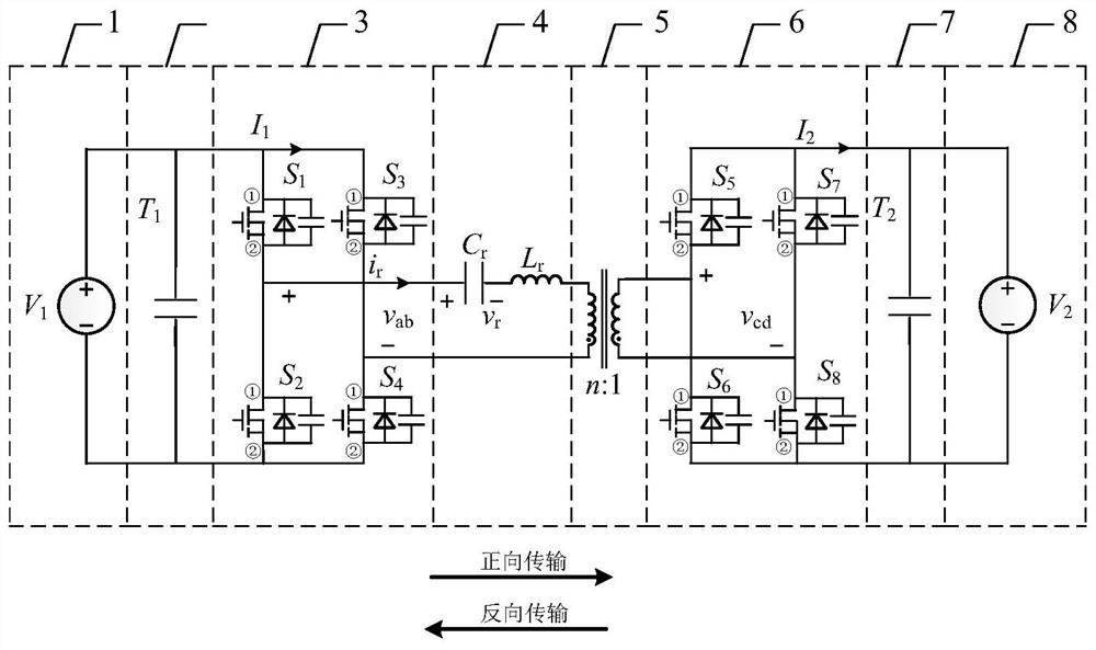 High-frequency intermittent control system and method for bidirectional series resonant converter