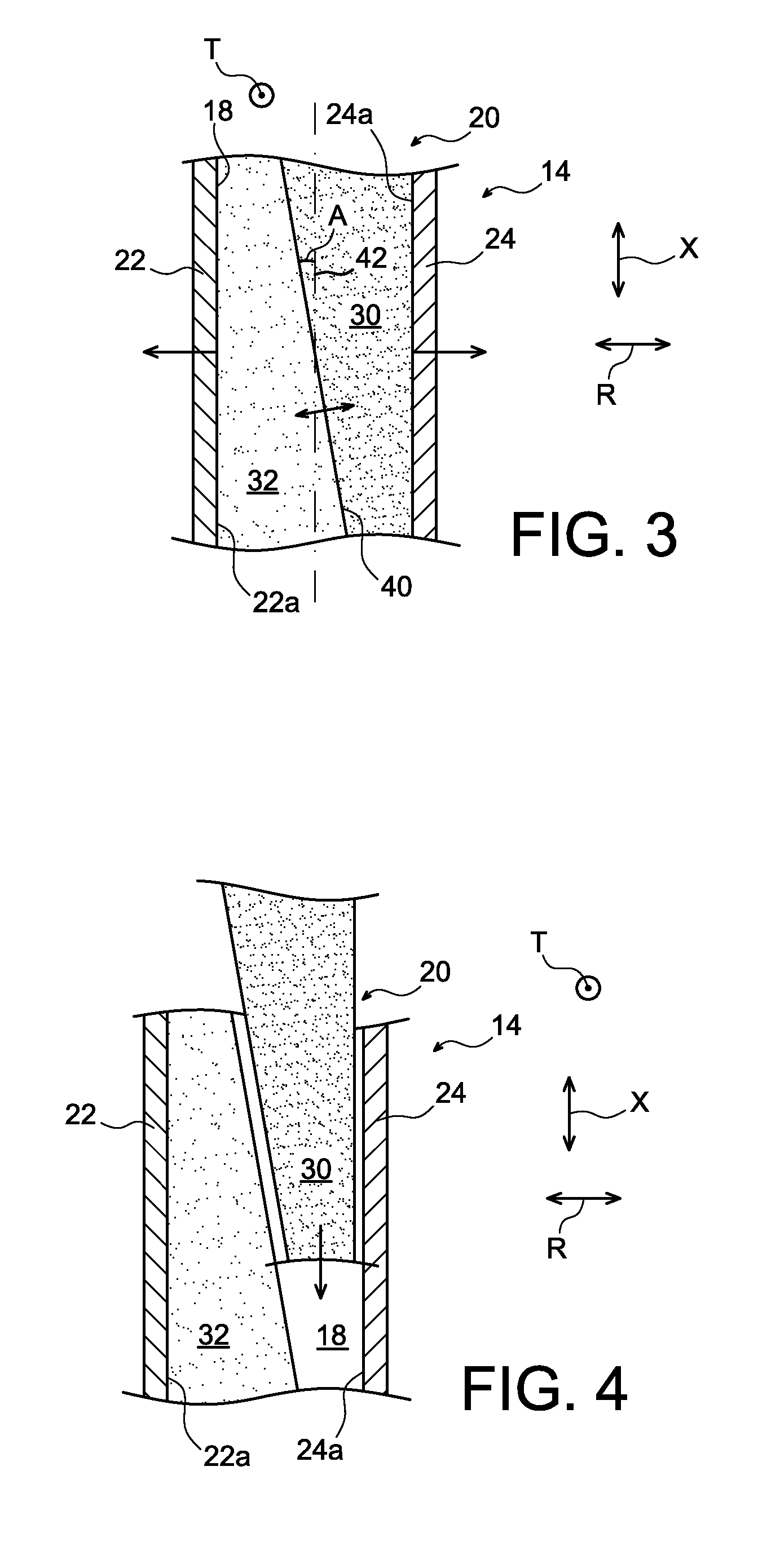 Canister for transporting and/or storing radioactive materials comprising radially stacked radiological protection components