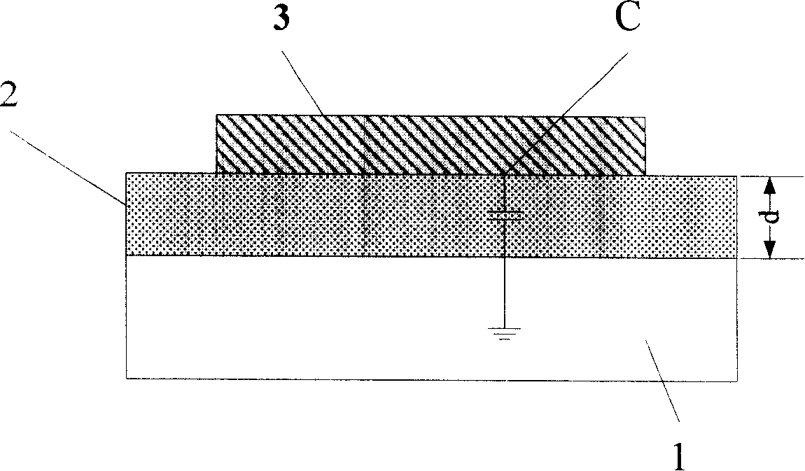 Method for reducing stray capacitance in analogue circuit