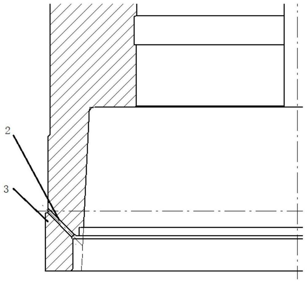 Inclined oil hole machining method for sliding rotor of water turbine