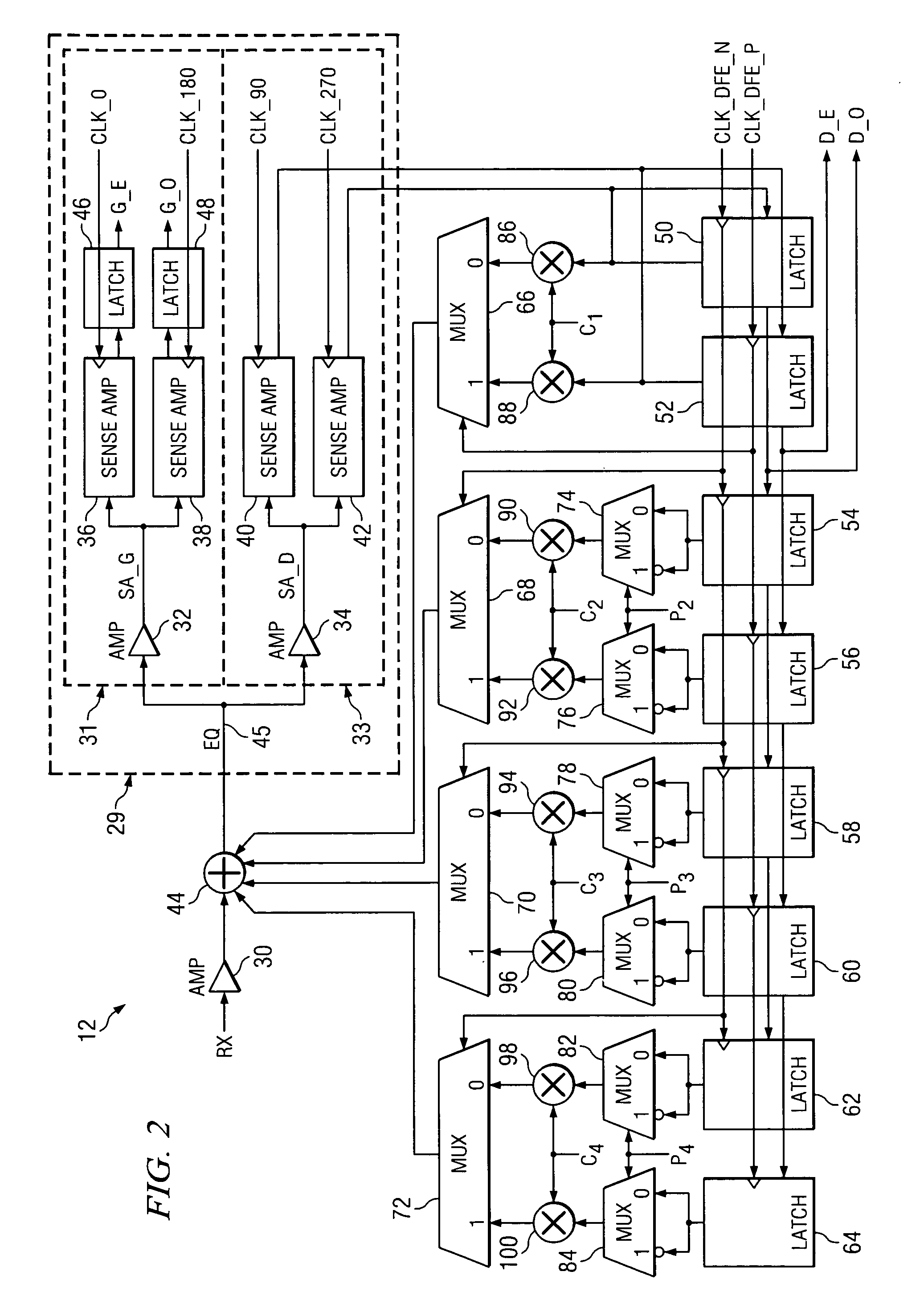 High speed decision feedback equalizer