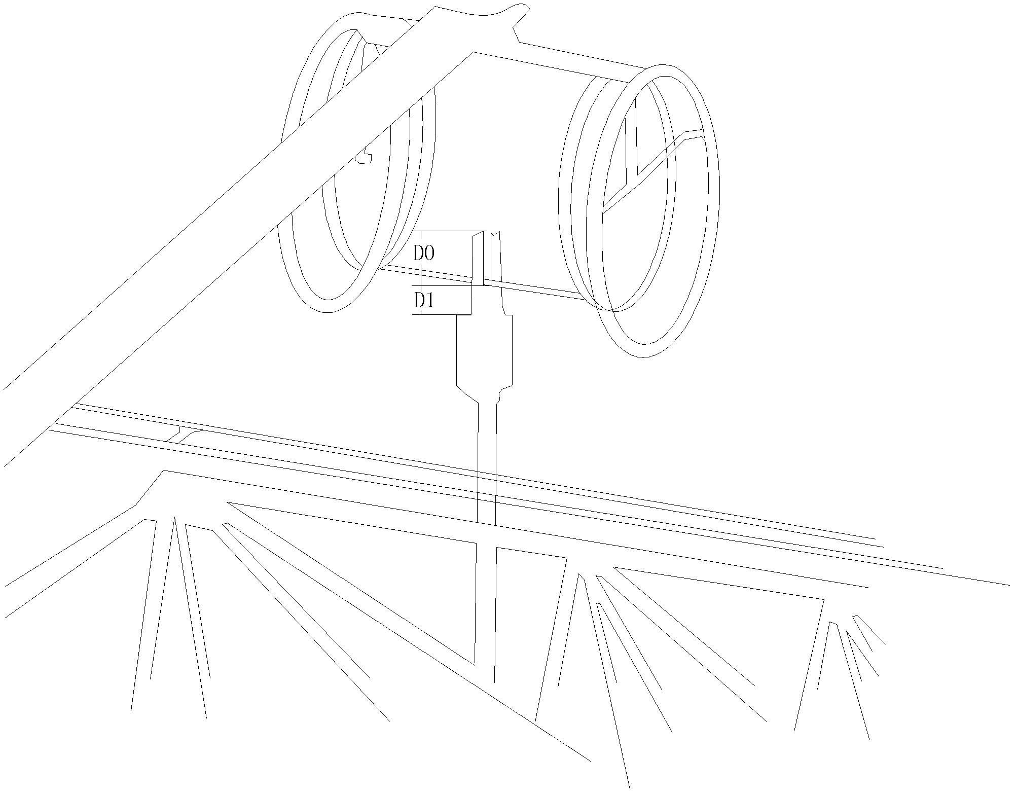 Method based on contact proportion of dynamic contact and static contact and used for distinguishing switching-on and switching-off reliability of disconnecting link