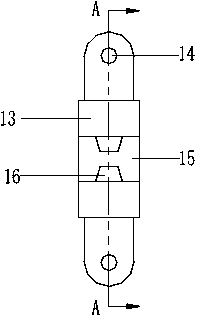 A rear plate turning mechanism for a special vehicle